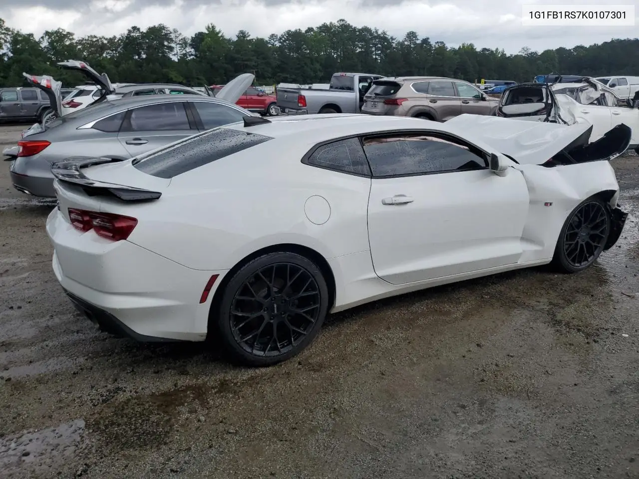 2019 Chevrolet Camaro Ls VIN: 1G1FB1RS7K0107301 Lot: 59657845