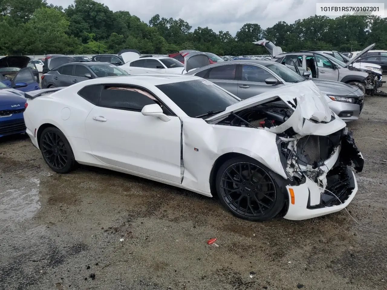 2019 Chevrolet Camaro Ls VIN: 1G1FB1RS7K0107301 Lot: 59657845