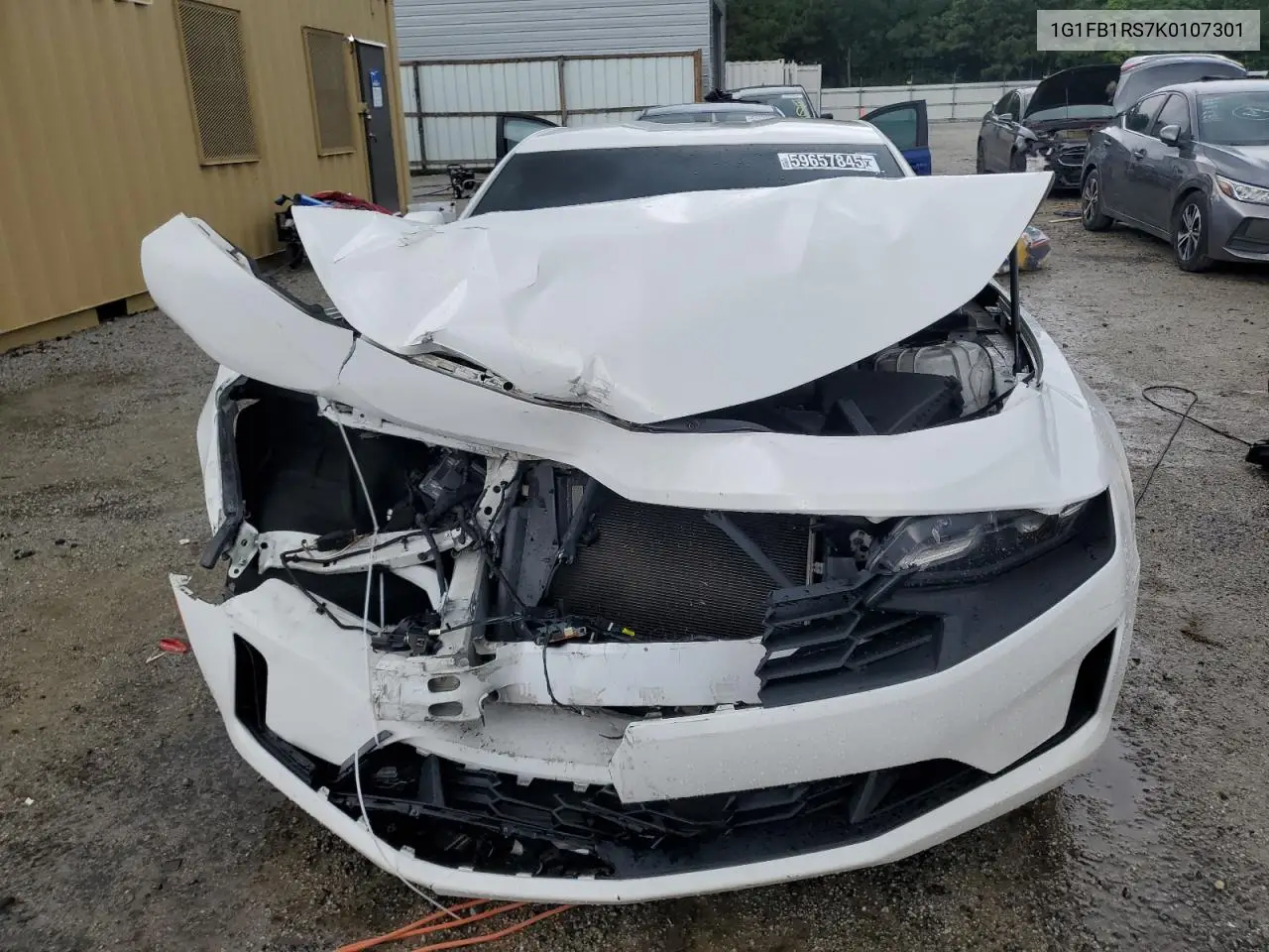 2019 Chevrolet Camaro Ls VIN: 1G1FB1RS7K0107301 Lot: 59657845