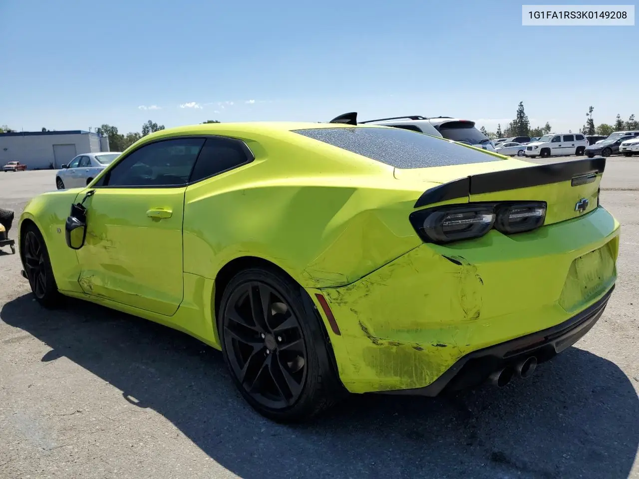 2019 Chevrolet Camaro Ls VIN: 1G1FA1RS3K0149208 Lot: 63108745