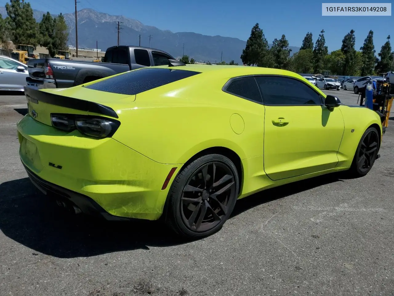 2019 Chevrolet Camaro Ls VIN: 1G1FA1RS3K0149208 Lot: 63108745