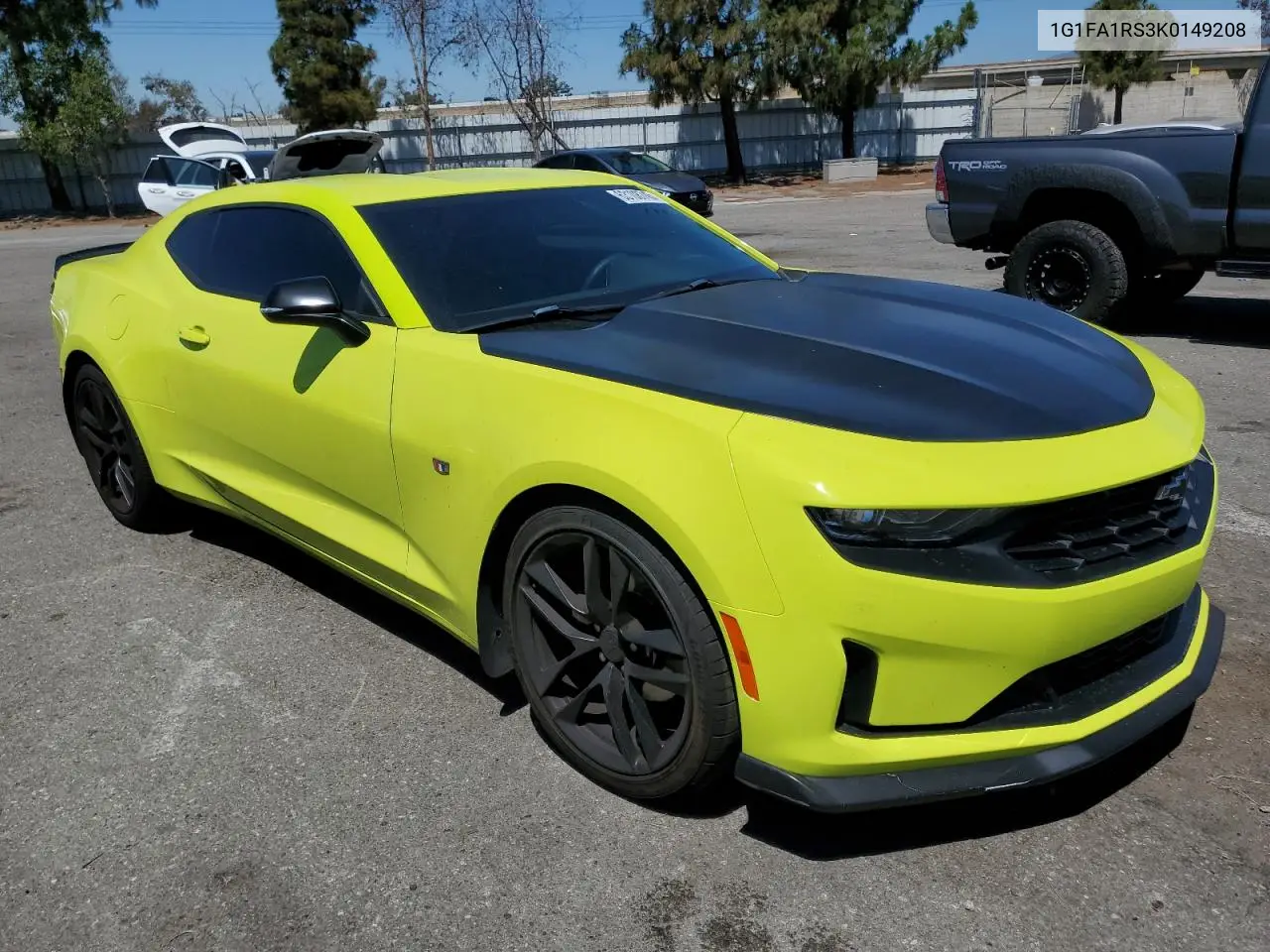 2019 Chevrolet Camaro Ls VIN: 1G1FA1RS3K0149208 Lot: 63108745