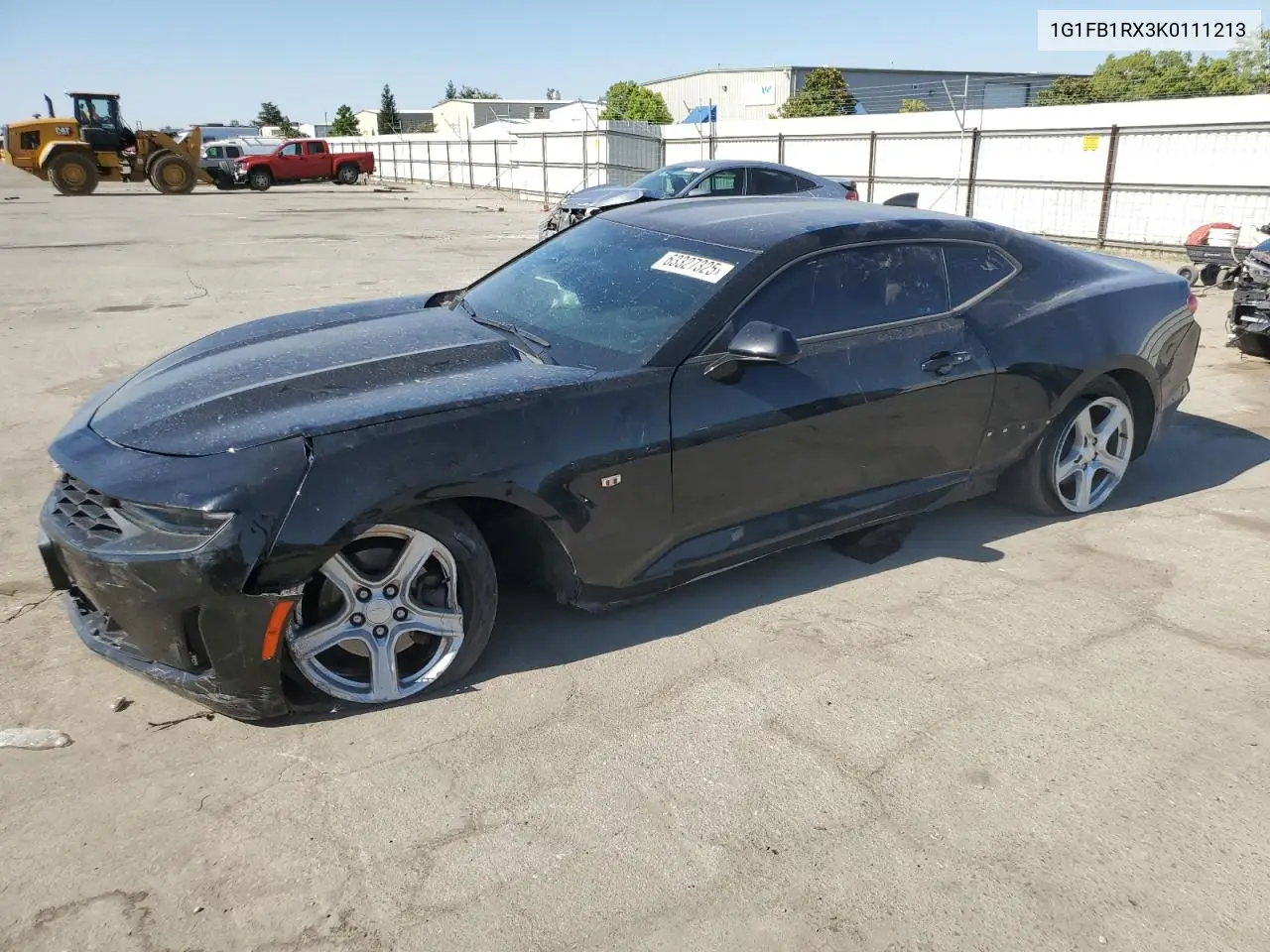 2019 Chevrolet Camaro Ls VIN: 1G1FB1RX3K0111213 Lot: 63327325