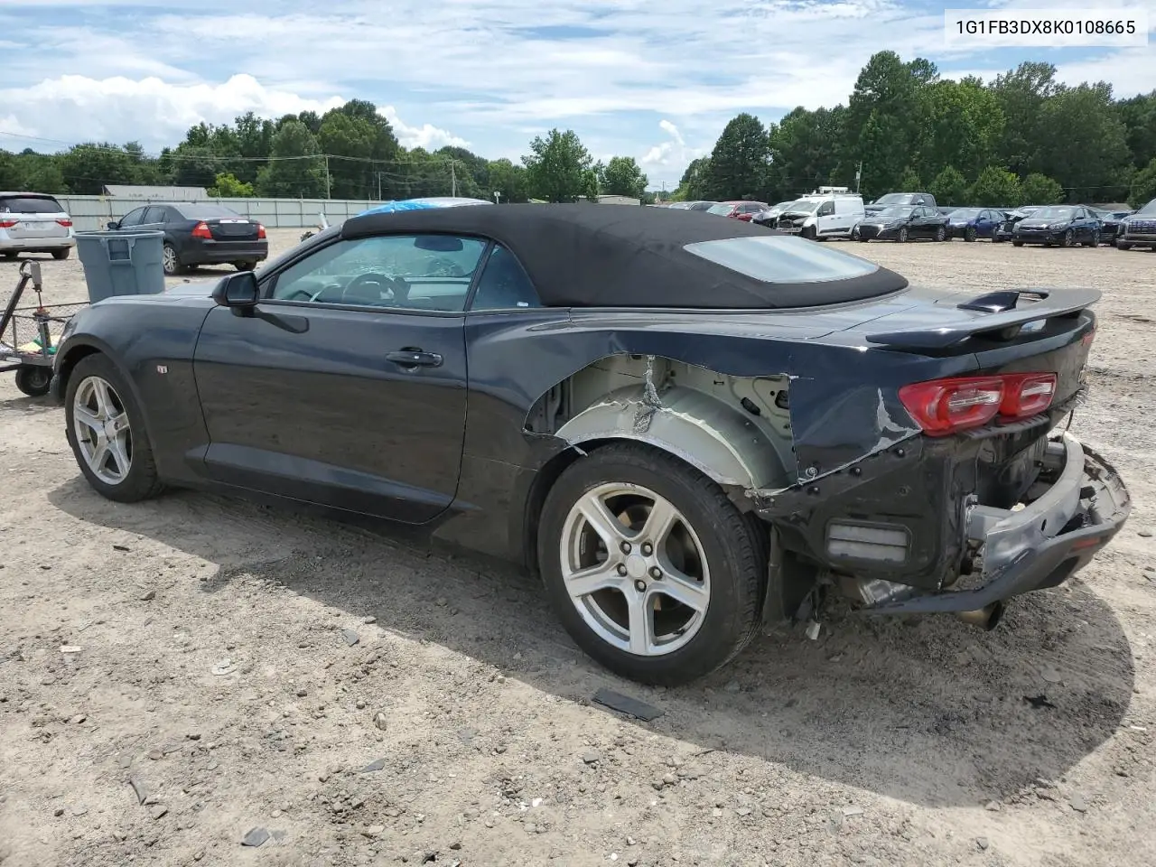 2019 Chevrolet Camaro Ls VIN: 1G1FB3DX8K0108665 Lot: 63430405