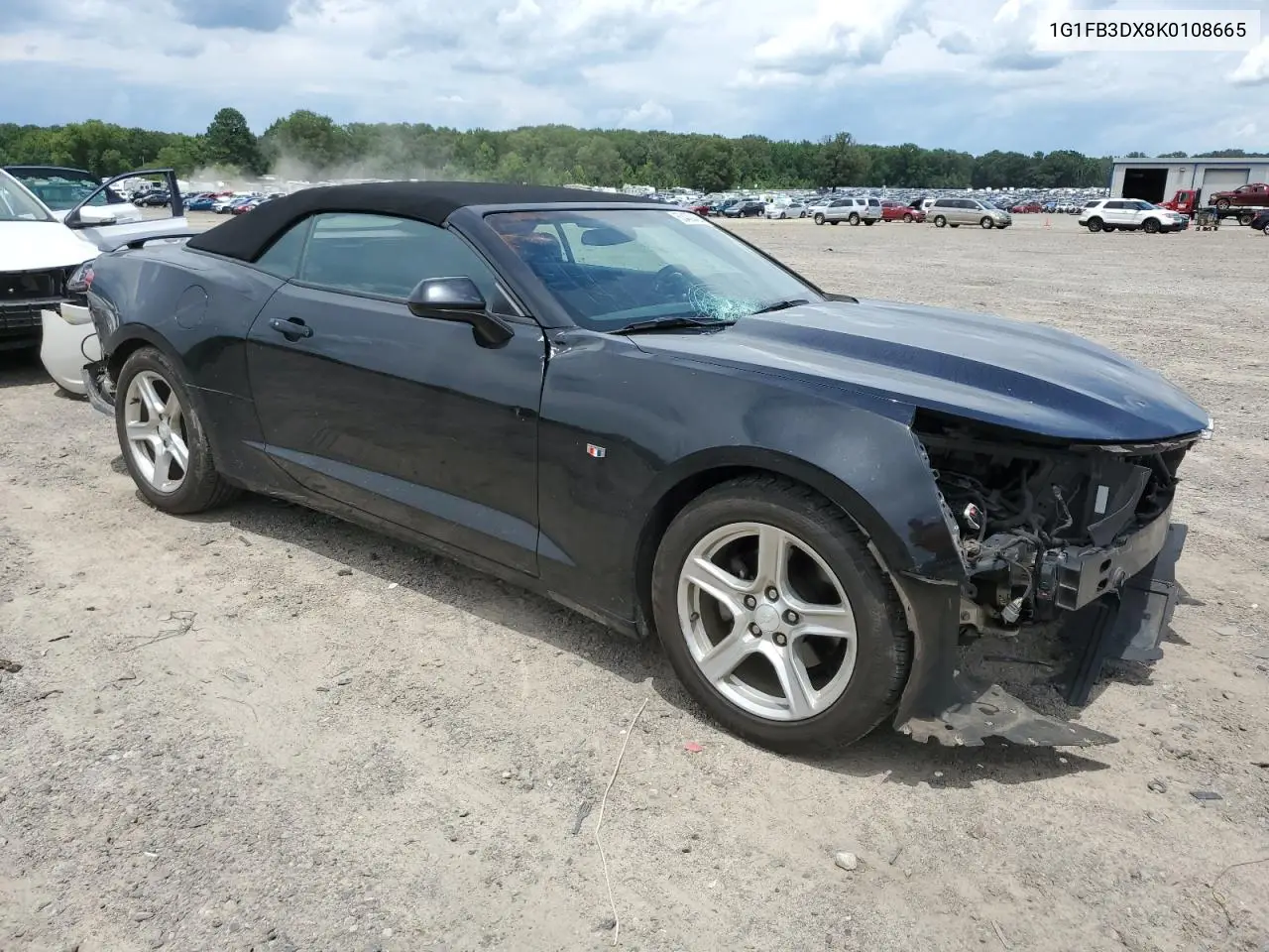 2019 Chevrolet Camaro Ls VIN: 1G1FB3DX8K0108665 Lot: 63430405