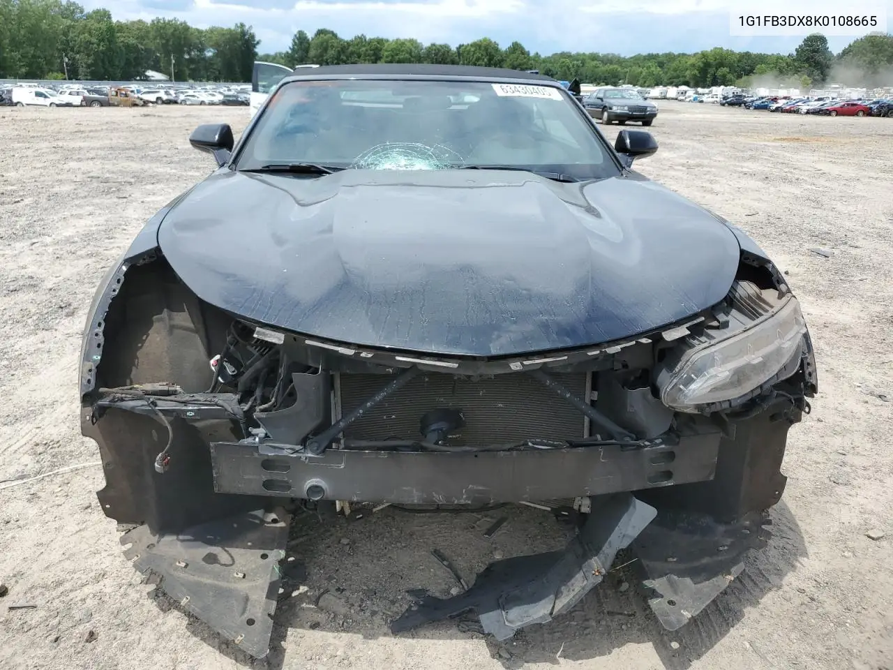2019 Chevrolet Camaro Ls VIN: 1G1FB3DX8K0108665 Lot: 63430405