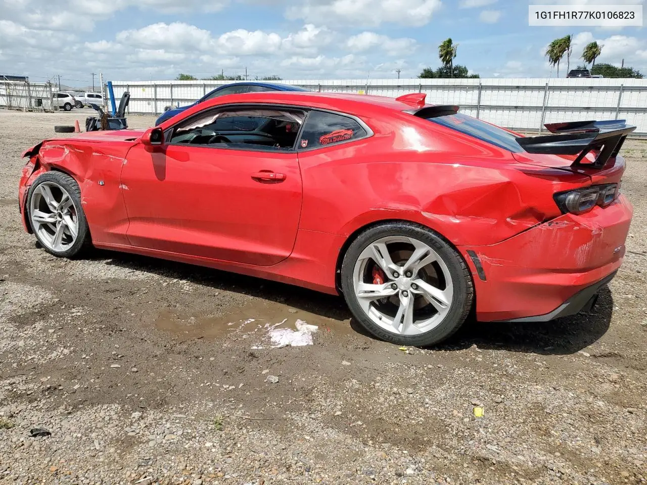 2019 Chevrolet Camaro Ss VIN: 1G1FH1R77K0106823 Lot: 63678755