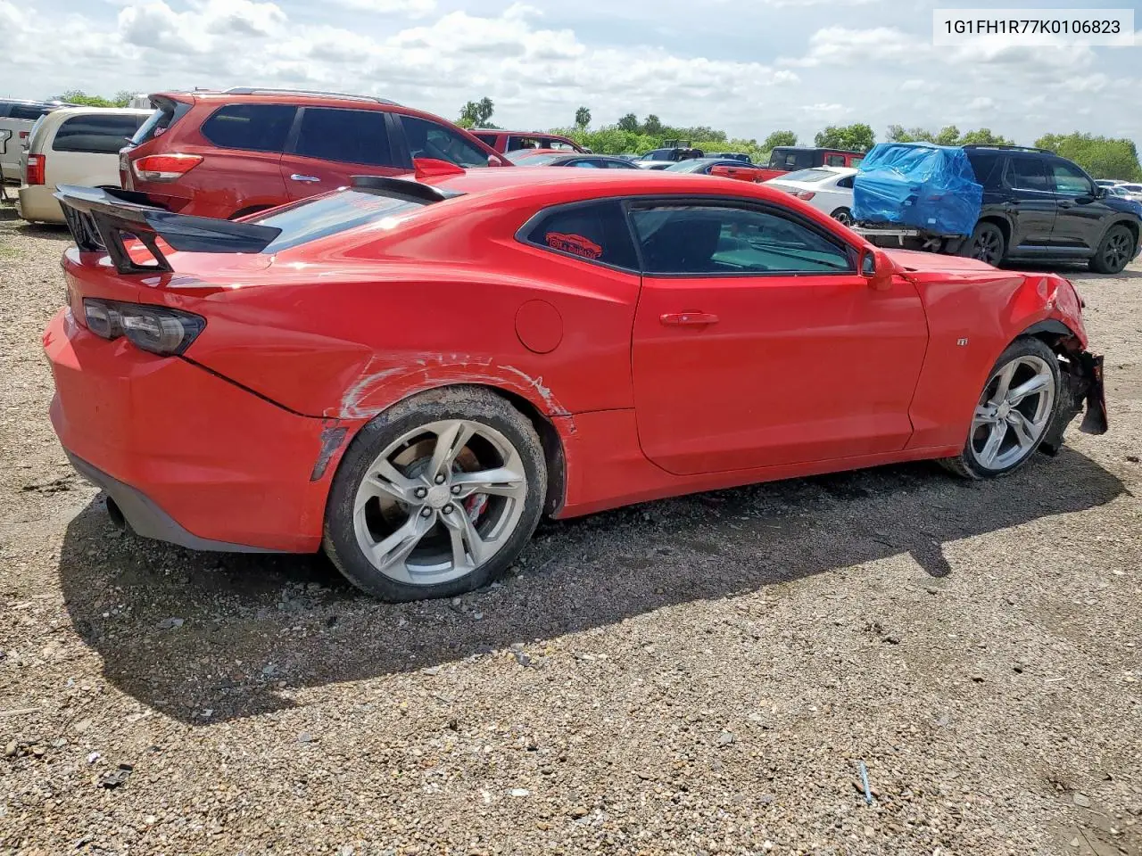 2019 Chevrolet Camaro Ss VIN: 1G1FH1R77K0106823 Lot: 63678755
