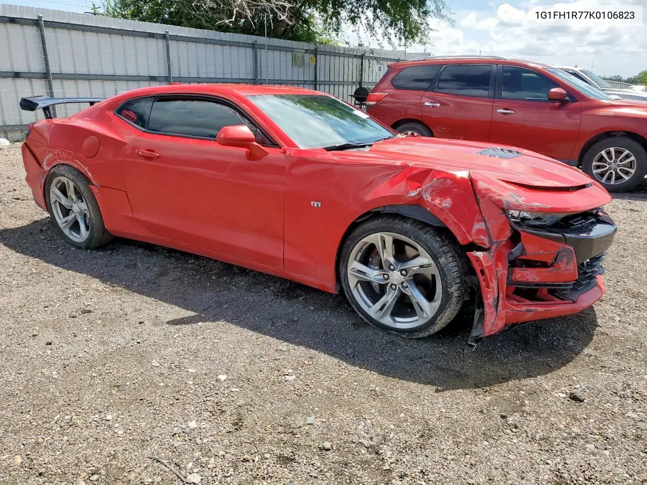 2019 Chevrolet Camaro Ss VIN: 1G1FH1R77K0106823 Lot: 63678755