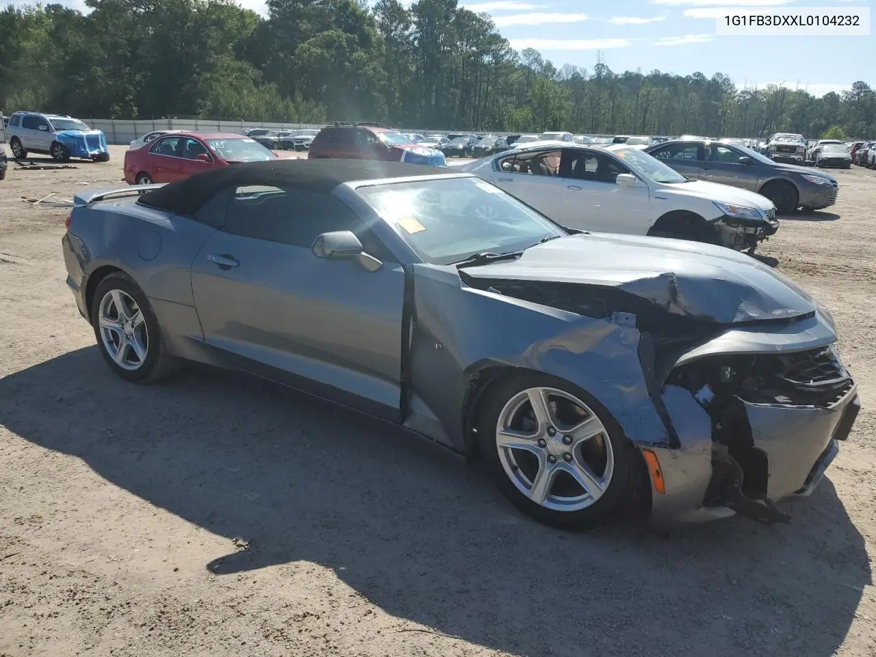 2020 Chevrolet Camaro Ls VIN: 1G1FB3DXXL0104232 Lot: 56117385