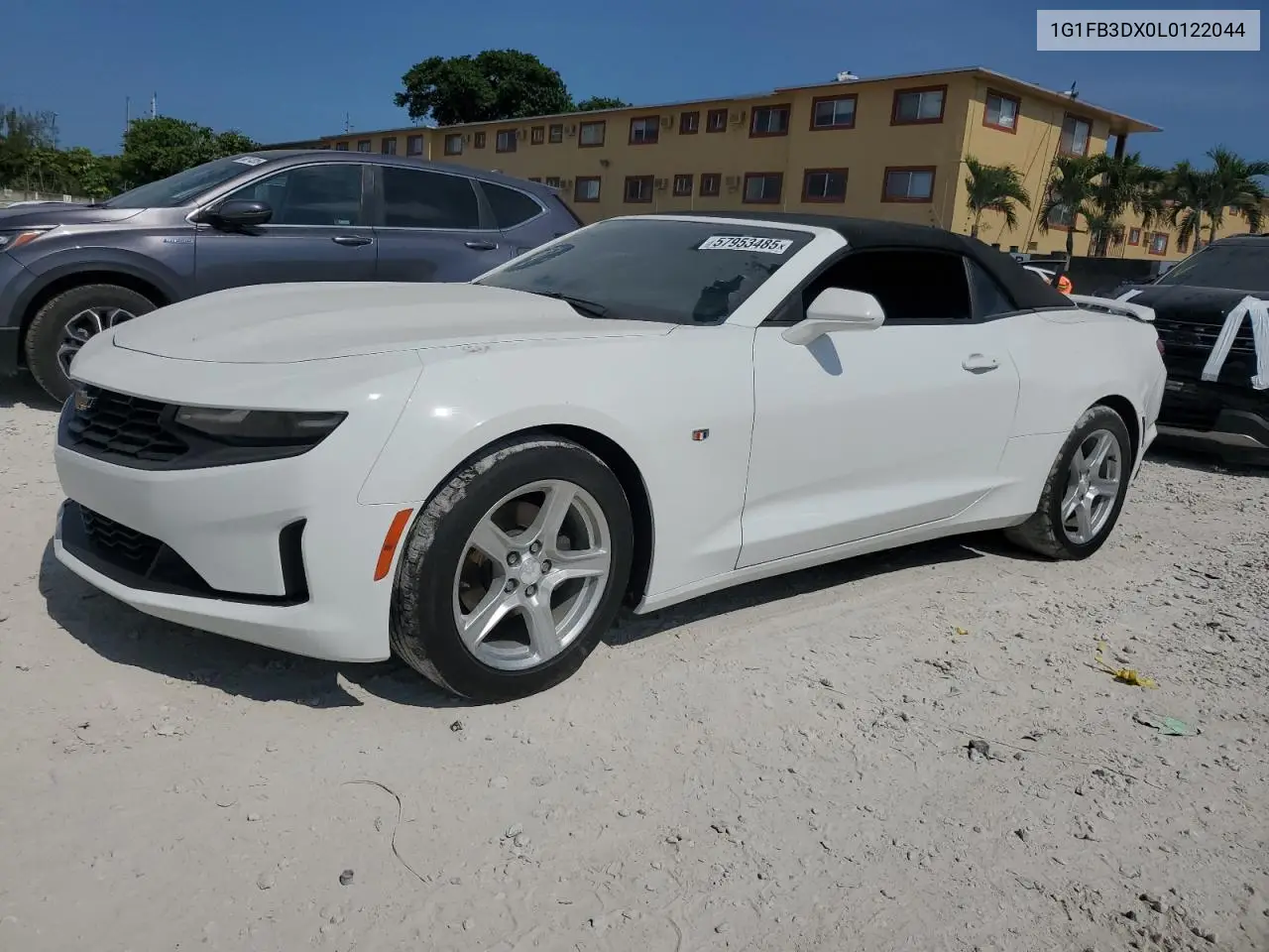 2020 Chevrolet Camaro Ls VIN: 1G1FB3DX0L0122044 Lot: 57953485