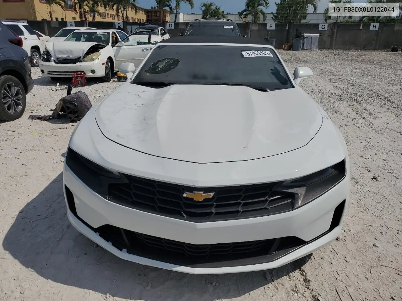 2020 Chevrolet Camaro Ls VIN: 1G1FB3DX0L0122044 Lot: 57953485