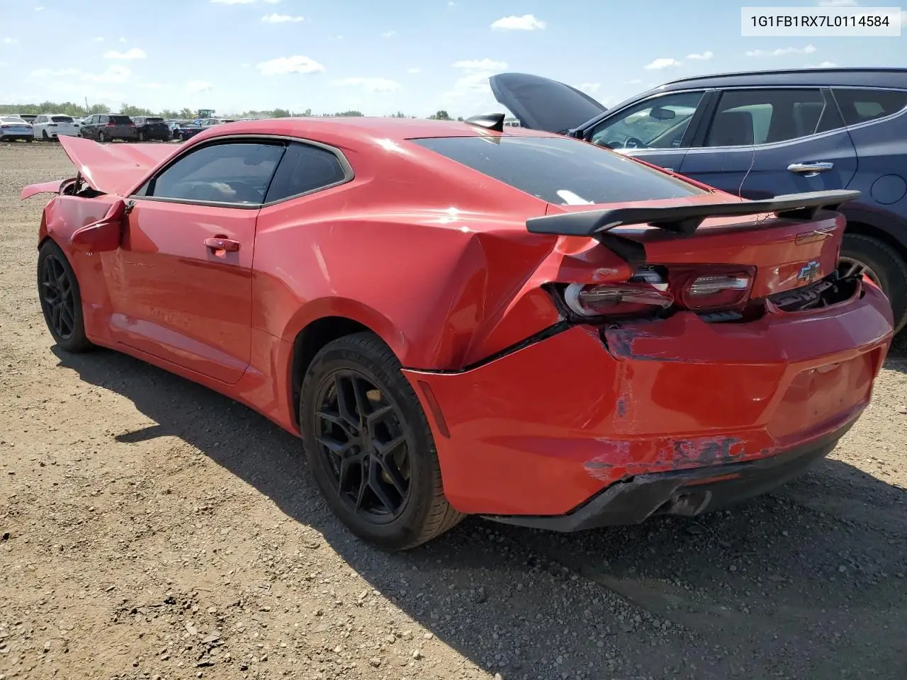 2020 Chevrolet Camaro Ls VIN: 1G1FB1RX7L0114584 Lot: 62282155