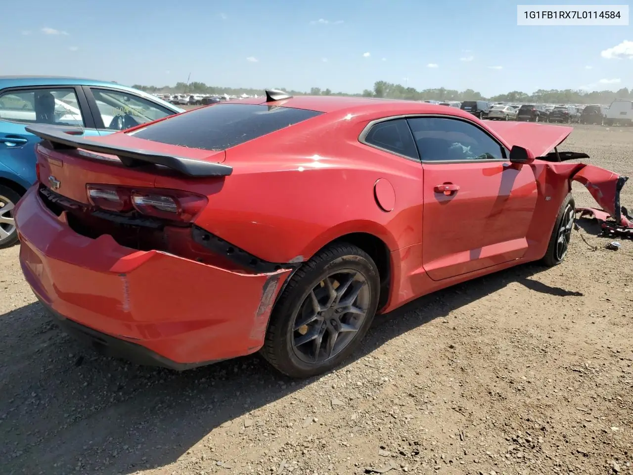 2020 Chevrolet Camaro Ls VIN: 1G1FB1RX7L0114584 Lot: 62282155