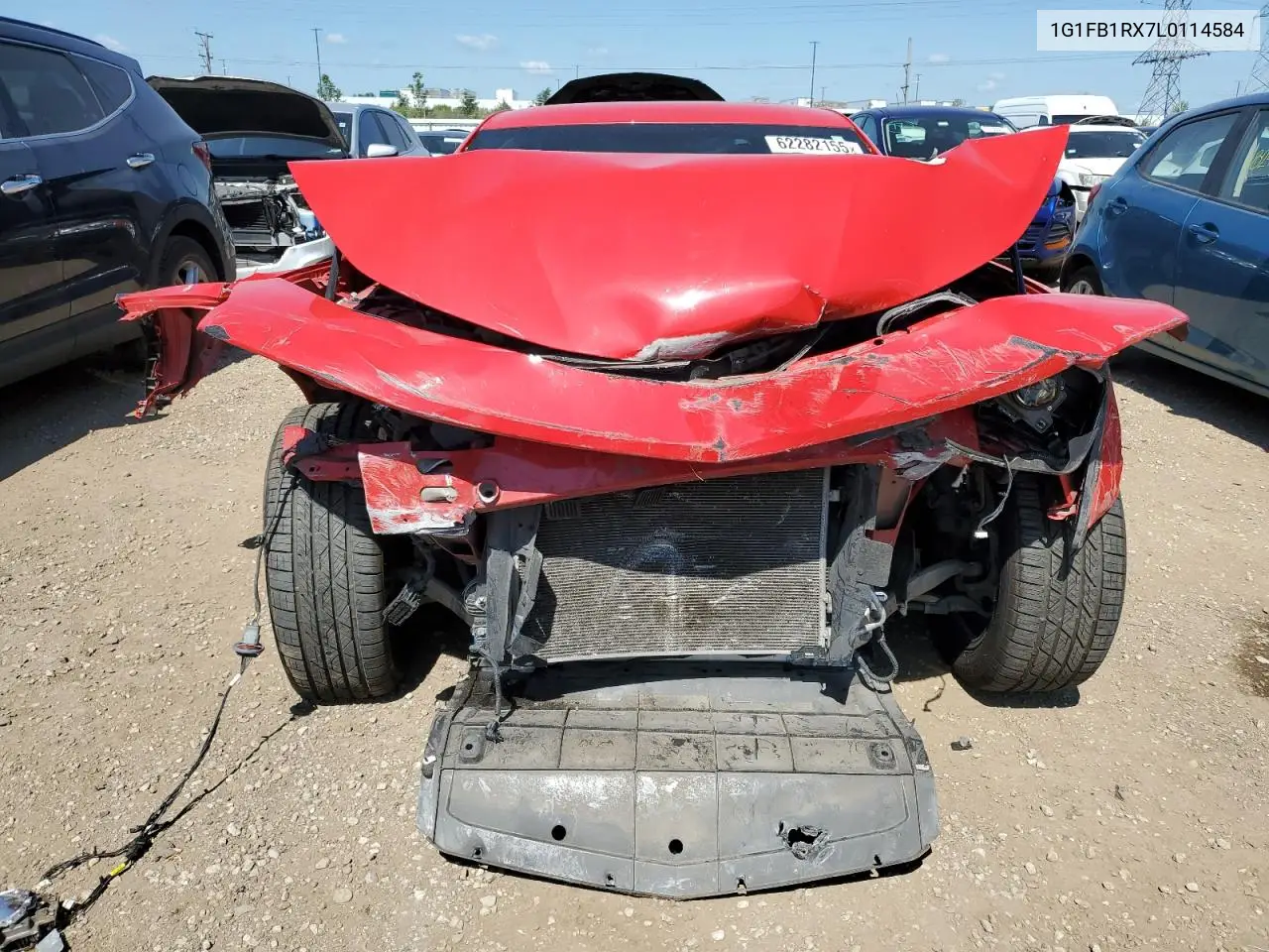 2020 Chevrolet Camaro Ls VIN: 1G1FB1RX7L0114584 Lot: 62282155