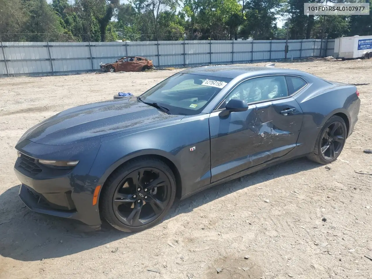2020 Chevrolet Camaro Lt VIN: 1G1FD1RS4L0107977 Lot: 62764195