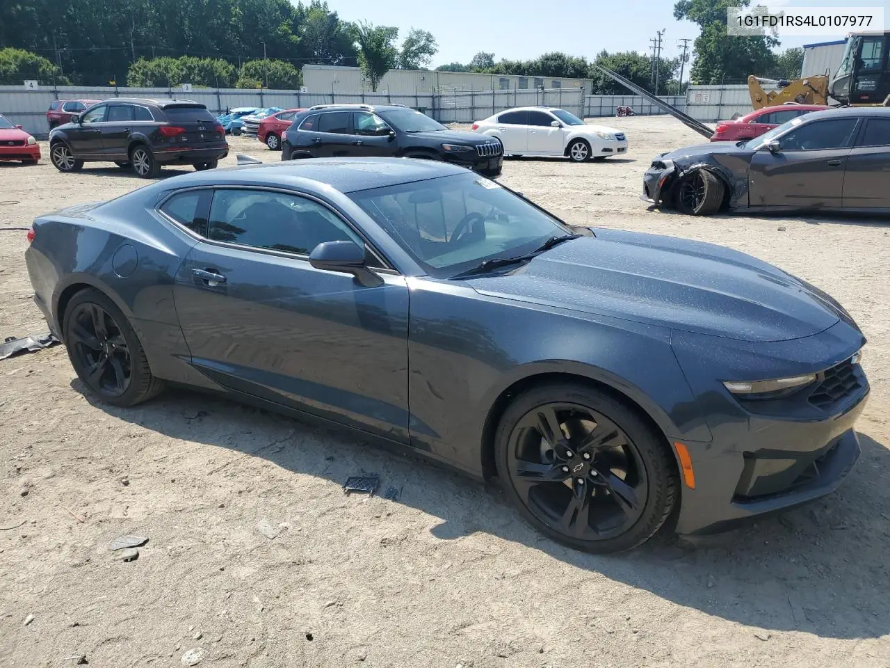 2020 Chevrolet Camaro Lt VIN: 1G1FD1RS4L0107977 Lot: 62764195