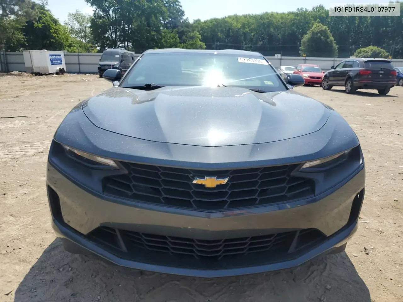 2020 Chevrolet Camaro Lt VIN: 1G1FD1RS4L0107977 Lot: 62764195
