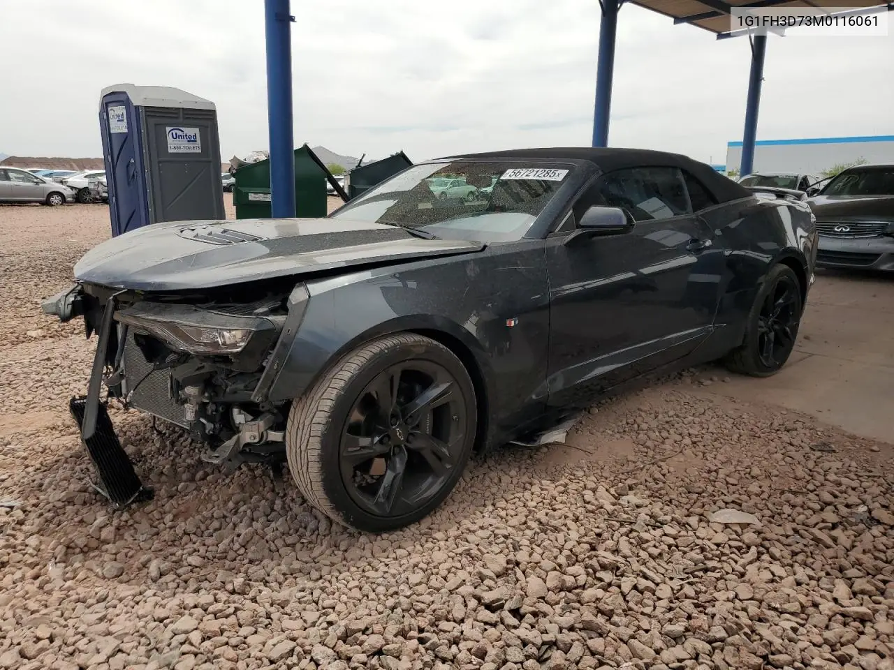 2021 Chevrolet Camaro Ss VIN: 1G1FH3D73M0116061 Lot: 56721285