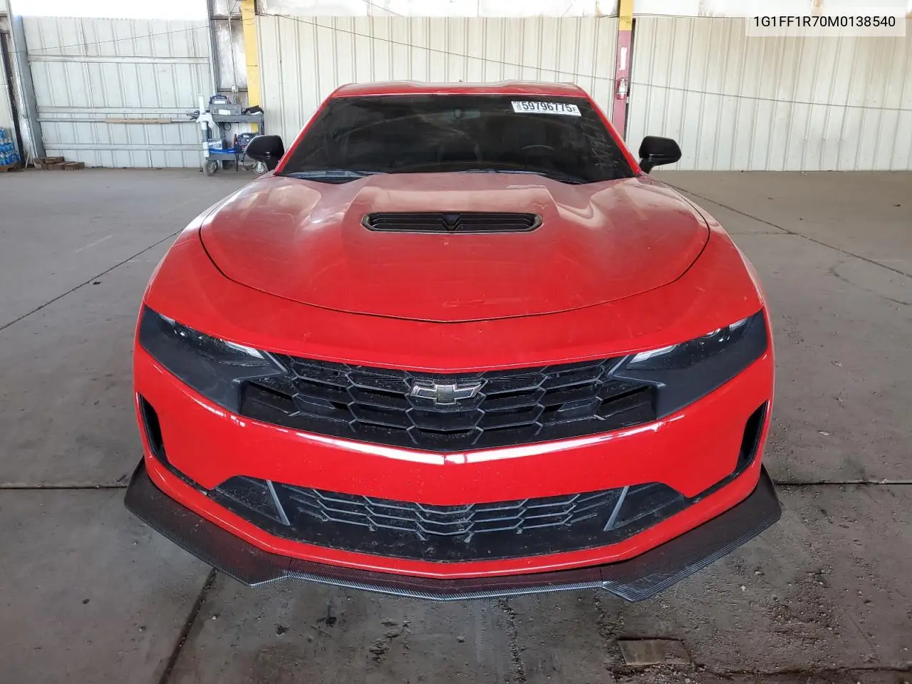 2021 Chevrolet Camaro Lz VIN: 1G1FF1R70M0138540 Lot: 59796775