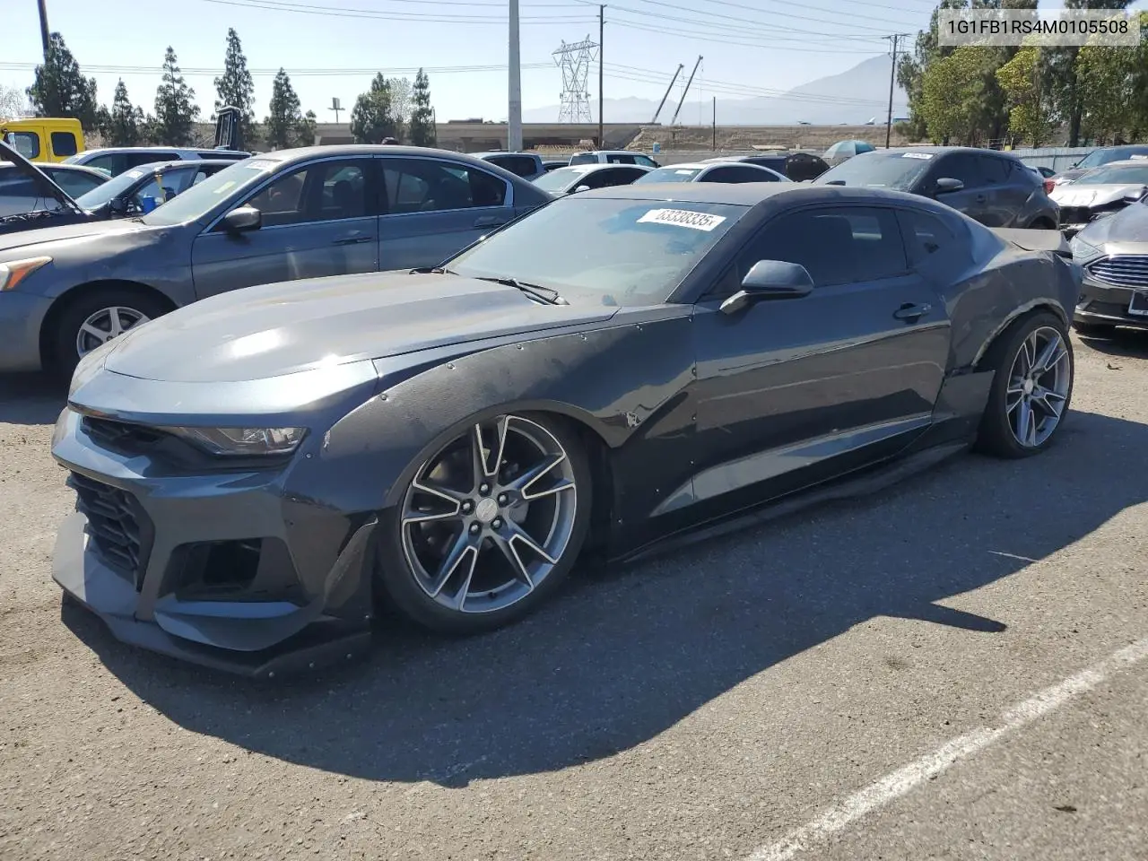 2021 Chevrolet Camaro Ls VIN: 1G1FB1RS4M0105508 Lot: 63338335