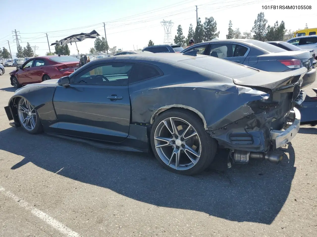 2021 Chevrolet Camaro Ls VIN: 1G1FB1RS4M0105508 Lot: 63338335