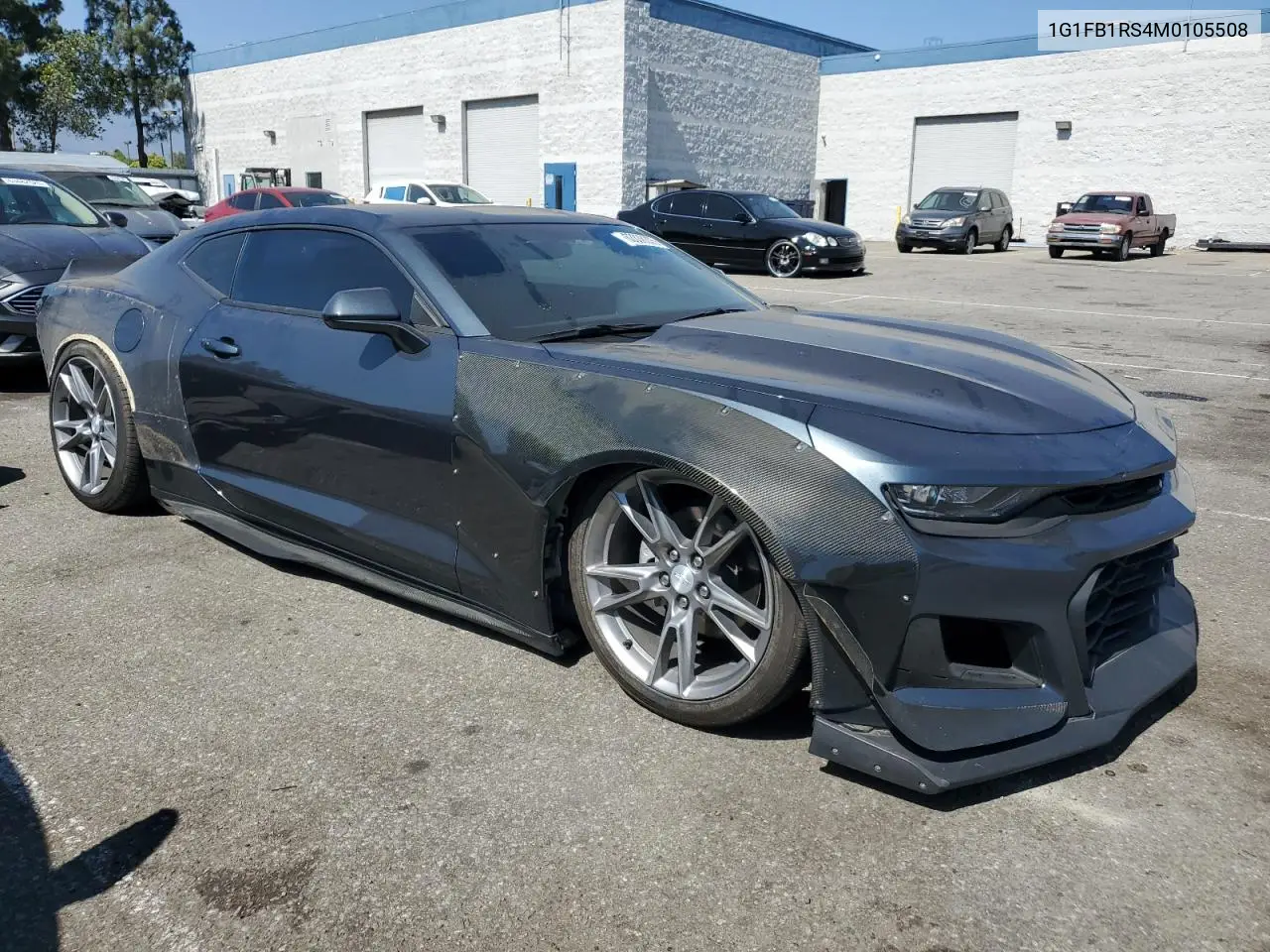 2021 Chevrolet Camaro Ls VIN: 1G1FB1RS4M0105508 Lot: 63338335