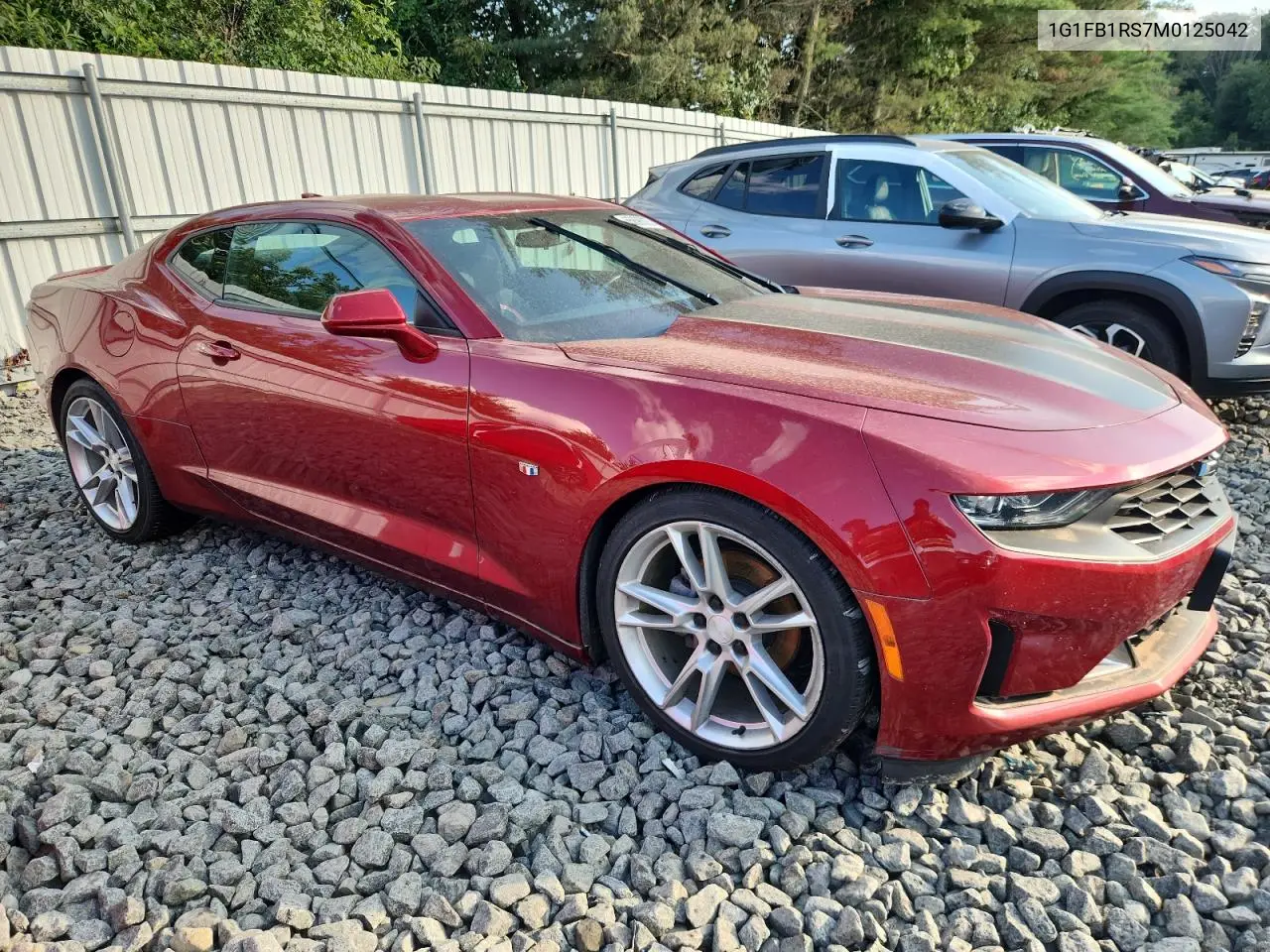 2021 Chevrolet Camaro Ls VIN: 1G1FB1RS7M0125042 Lot: 65696025