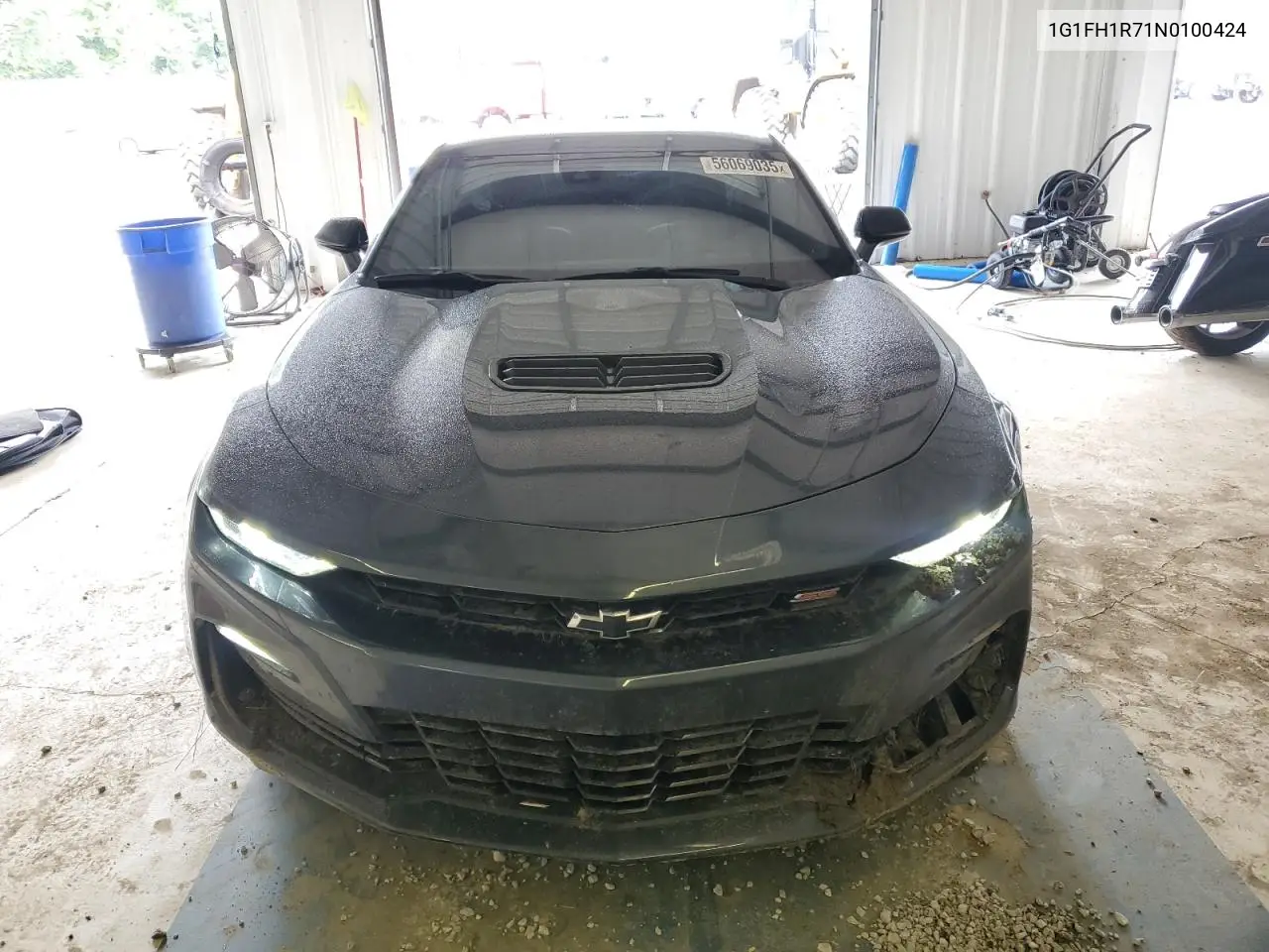 2022 Chevrolet Camaro Ss VIN: 1G1FH1R71N0100424 Lot: 56069035