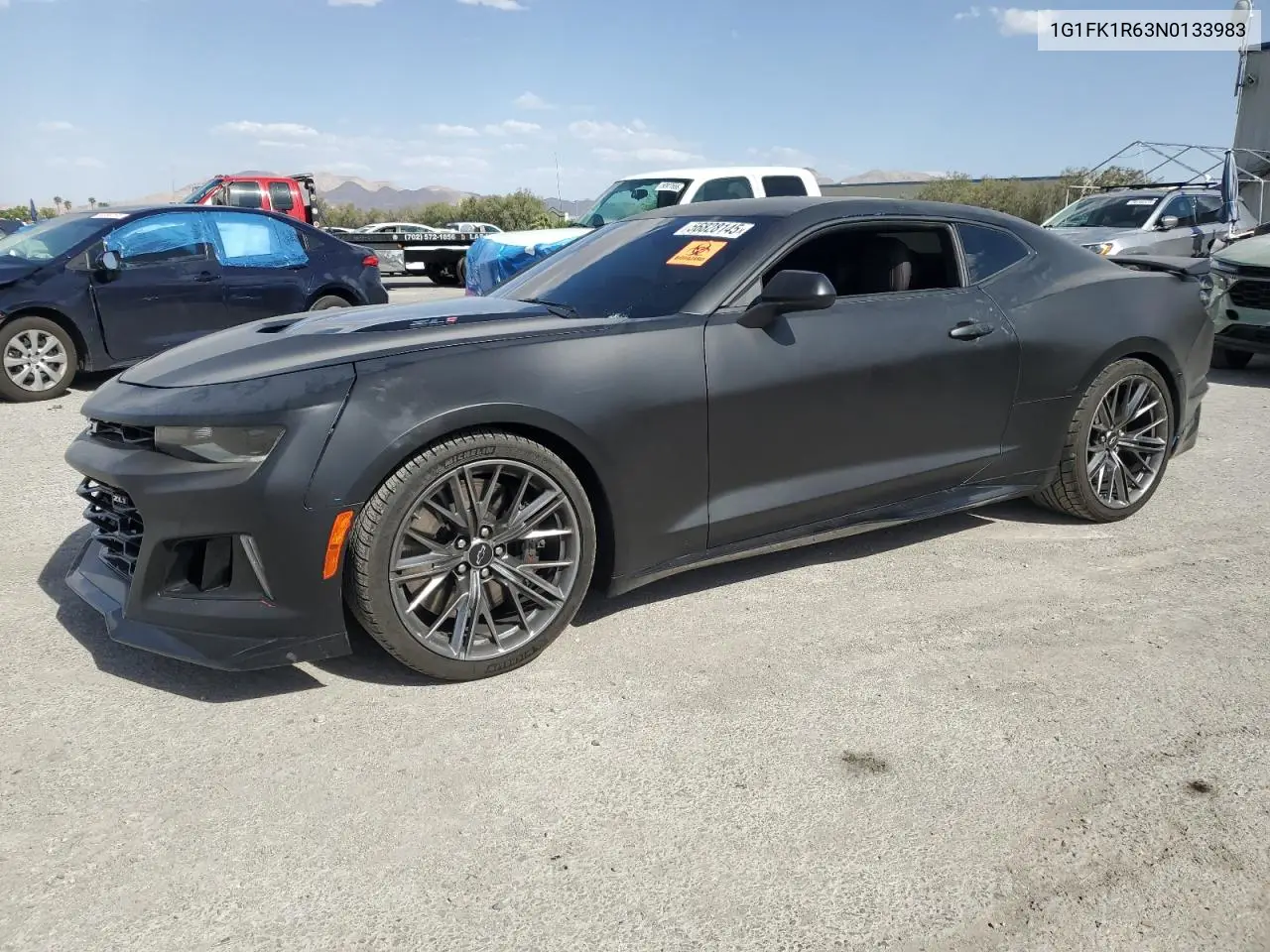 2022 Chevrolet Camaro Zl1 VIN: 1G1FK1R63N0133983 Lot: 56828145