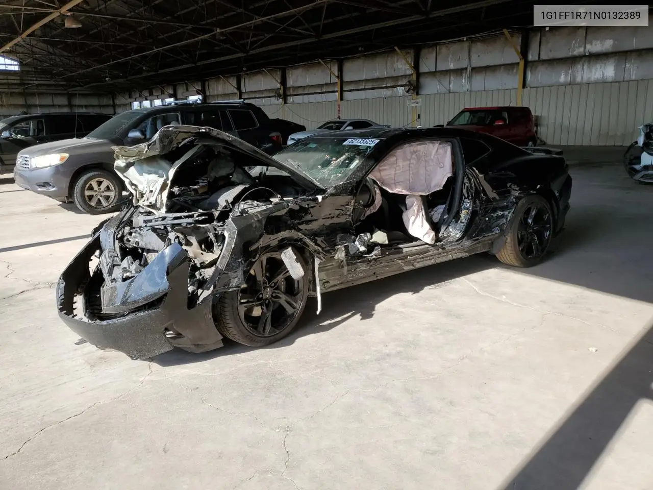 2022 Chevrolet Camaro Lt1 VIN: 1G1FF1R71N0132389 Lot: 62135525