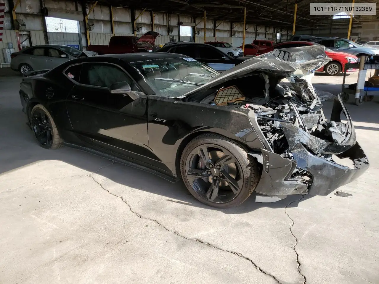 2022 Chevrolet Camaro Lt1 VIN: 1G1FF1R71N0132389 Lot: 62135525