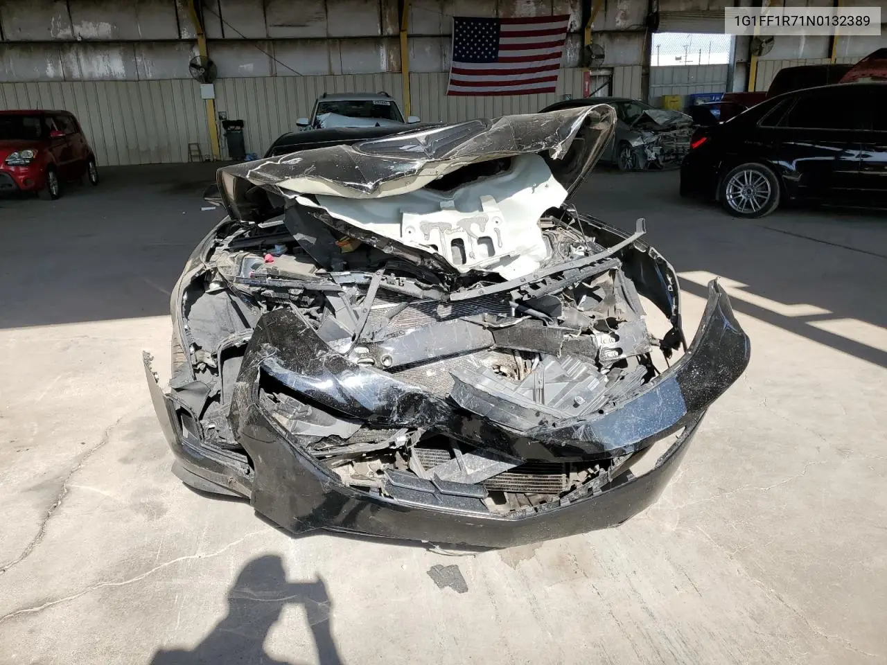 2022 Chevrolet Camaro Lt1 VIN: 1G1FF1R71N0132389 Lot: 62135525