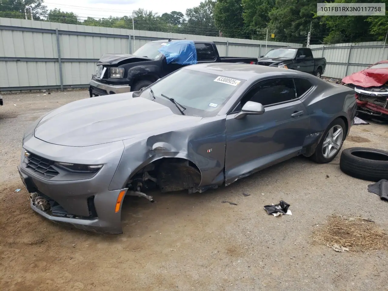 2022 Chevrolet Camaro Ls VIN: 1G1FB1RX3N0117758 Lot: 63300925