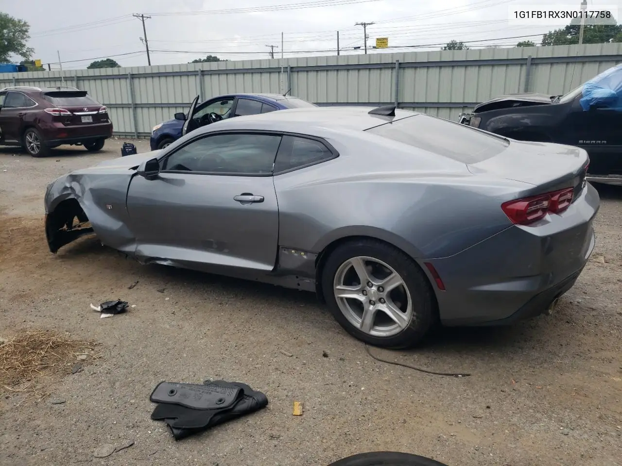 2022 Chevrolet Camaro Ls VIN: 1G1FB1RX3N0117758 Lot: 63300925