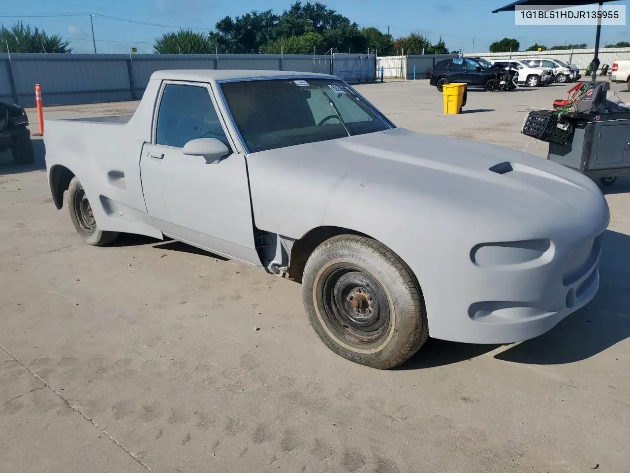 1988 Chevrolet Caprice VIN: 1G1BL51HDJR135955 Lot: 62276385