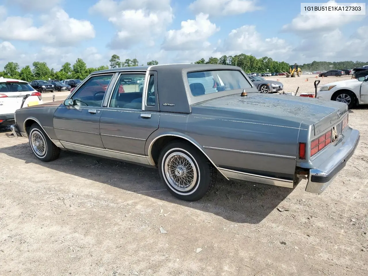 1989 Chevrolet Caprice Classic Brougham VIN: 1G1BU51E1KA127303 Lot: 61016775