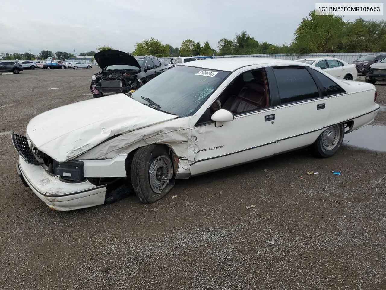 1991 Chevrolet Caprice Classic Ltz VIN: 1G1BN53E0MR105663 Lot: 71834014