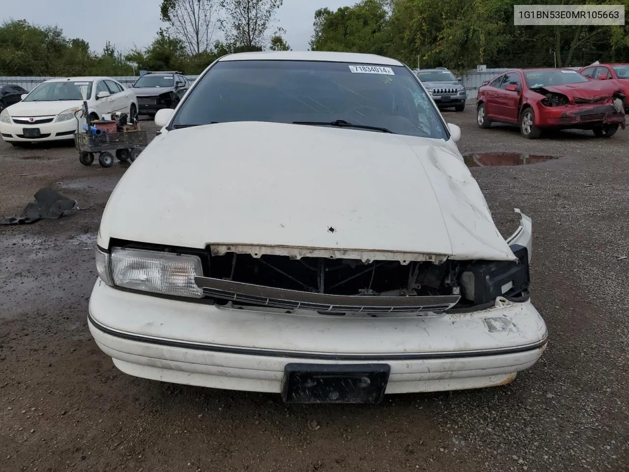 1991 Chevrolet Caprice Classic Ltz VIN: 1G1BN53E0MR105663 Lot: 71834014