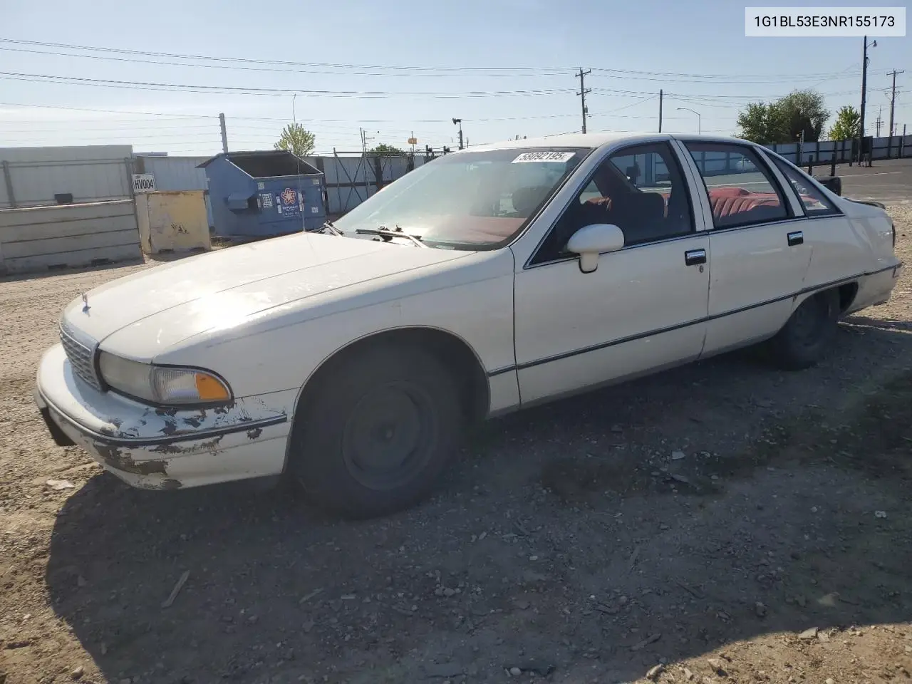 1992 Chevrolet Caprice VIN: 1G1BL53E3NR155173 Lot: 61637755