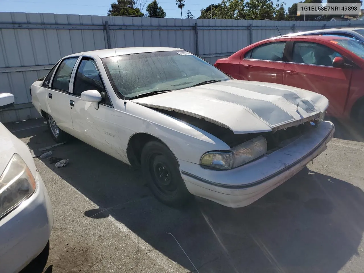 1992 Chevrolet Caprice VIN: 1G1BL53E7NR149893 Lot: 63811004
