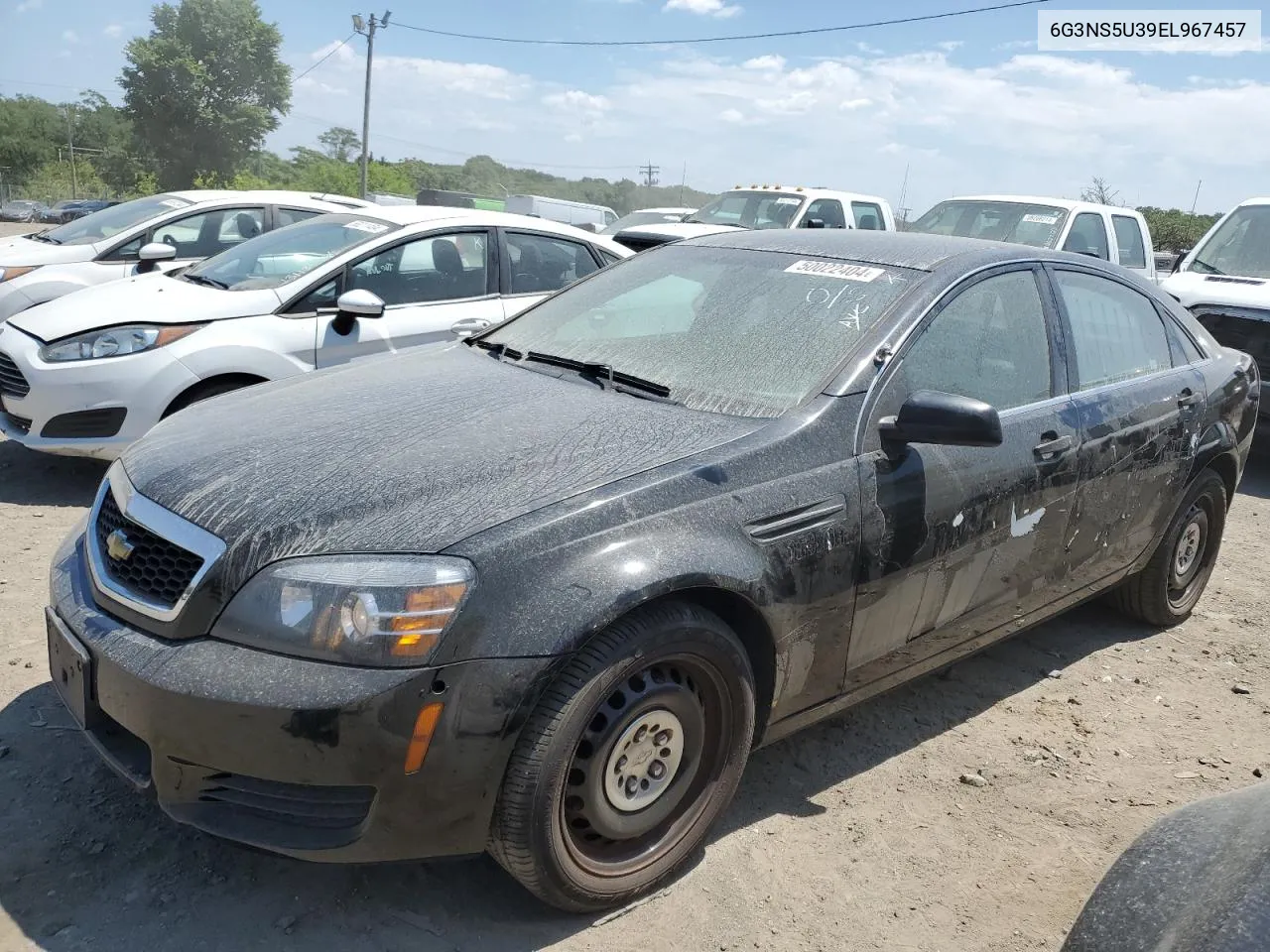 2014 Chevrolet Caprice Police VIN: 6G3NS5U39EL967457 Lot: 50022404