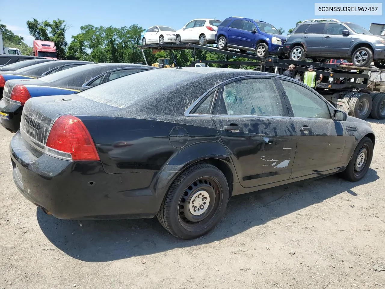 2014 Chevrolet Caprice Police VIN: 6G3NS5U39EL967457 Lot: 50022404