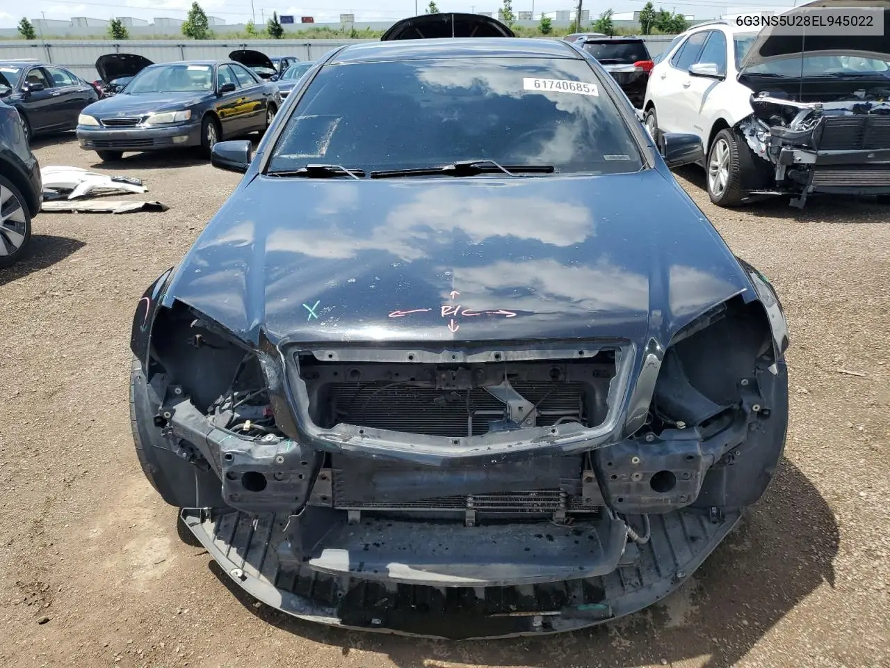 2014 Chevrolet Caprice Police VIN: 6G3NS5U28EL945022 Lot: 61740685