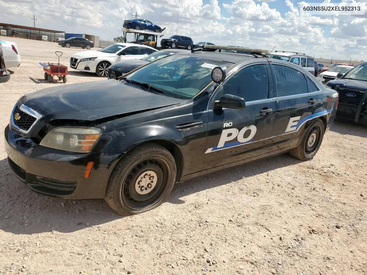 2014 Chevrolet Caprice Police VIN: 6G3NS5U2XEL952313 Lot: 62163605