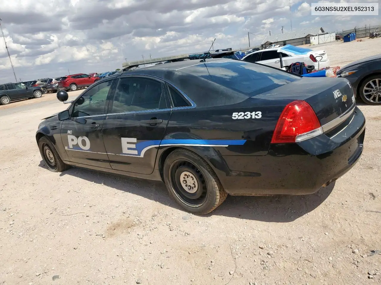 2014 Chevrolet Caprice Police VIN: 6G3NS5U2XEL952313 Lot: 62163605
