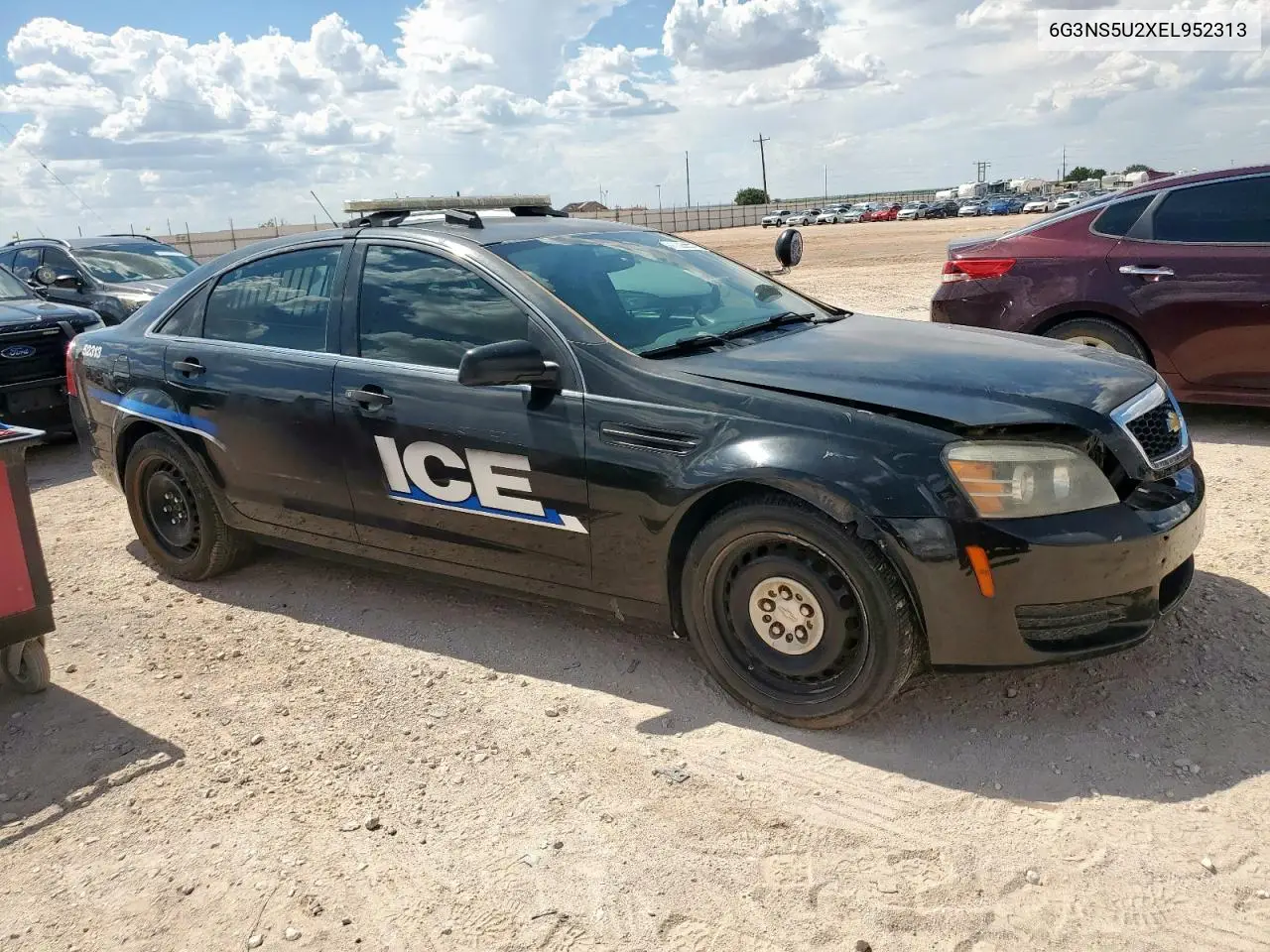 2014 Chevrolet Caprice Police VIN: 6G3NS5U2XEL952313 Lot: 62163605