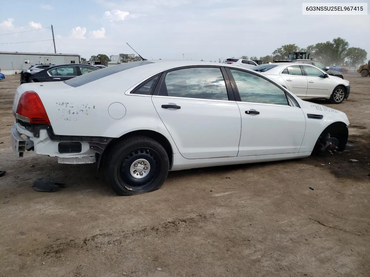 2014 Chevrolet Caprice Police VIN: 6G3NS5U25EL967415 Lot: 72433844