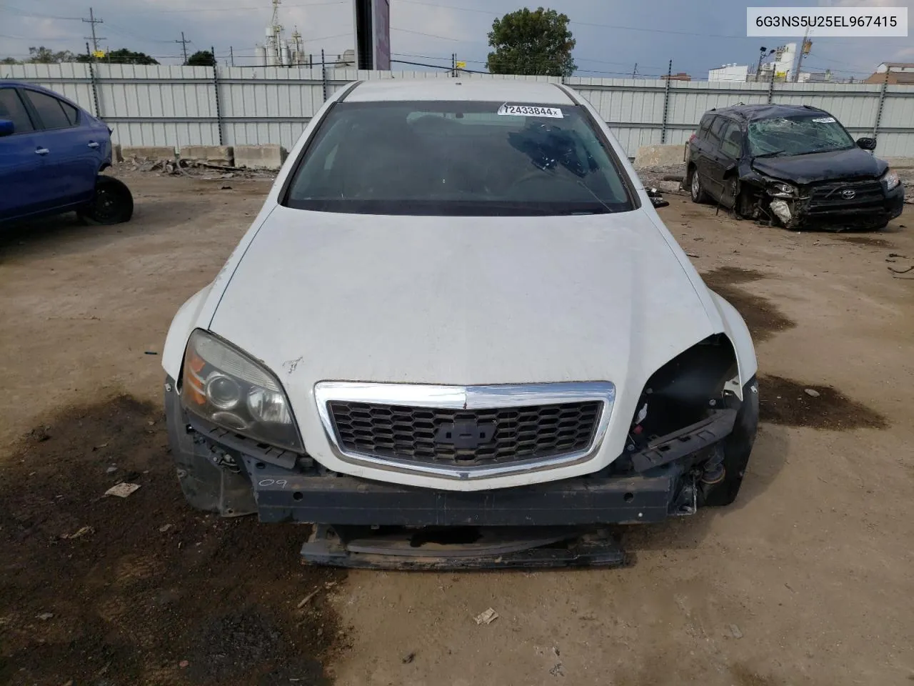 2014 Chevrolet Caprice Police VIN: 6G3NS5U25EL967415 Lot: 72433844