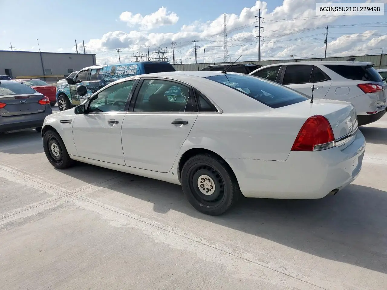 2016 Chevrolet Caprice Police VIN: 6G3NS5U21GL229498 Lot: 53523335